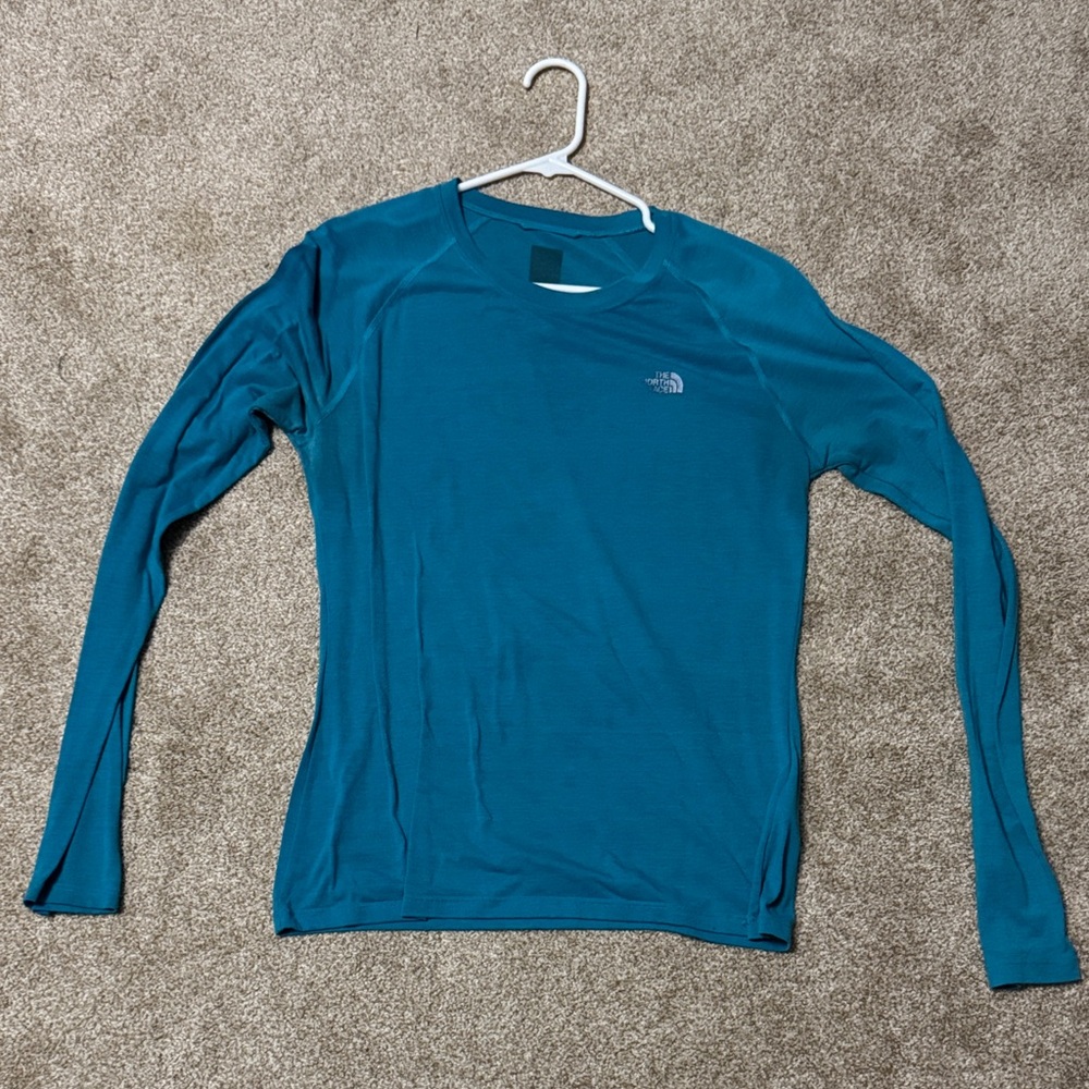 The North Face Blue Long Sleeve Shirt